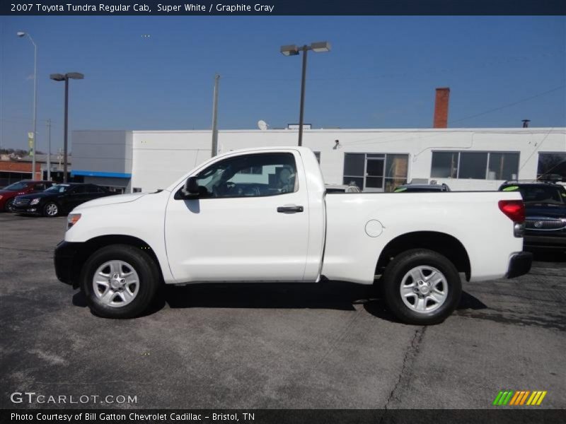 Super White / Graphite Gray 2007 Toyota Tundra Regular Cab