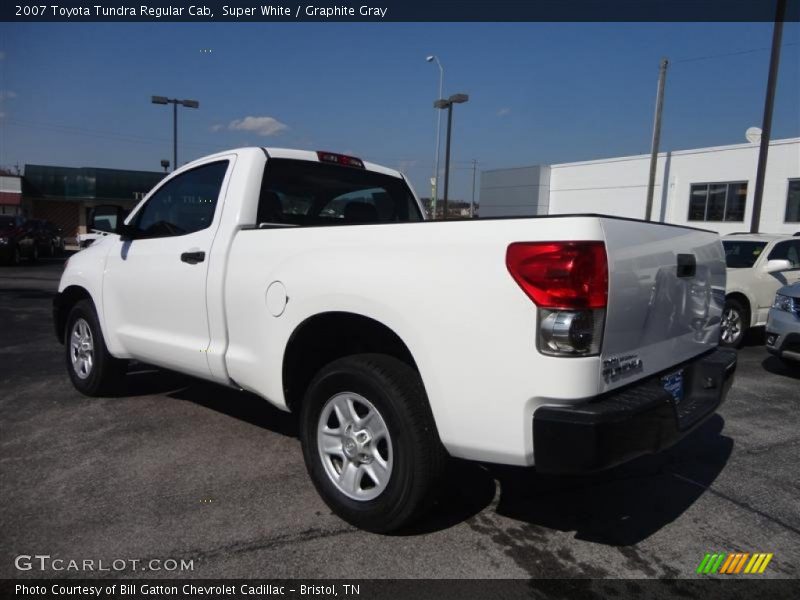 Super White / Graphite Gray 2007 Toyota Tundra Regular Cab