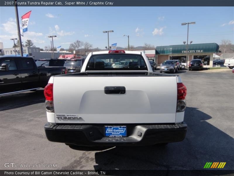 Super White / Graphite Gray 2007 Toyota Tundra Regular Cab
