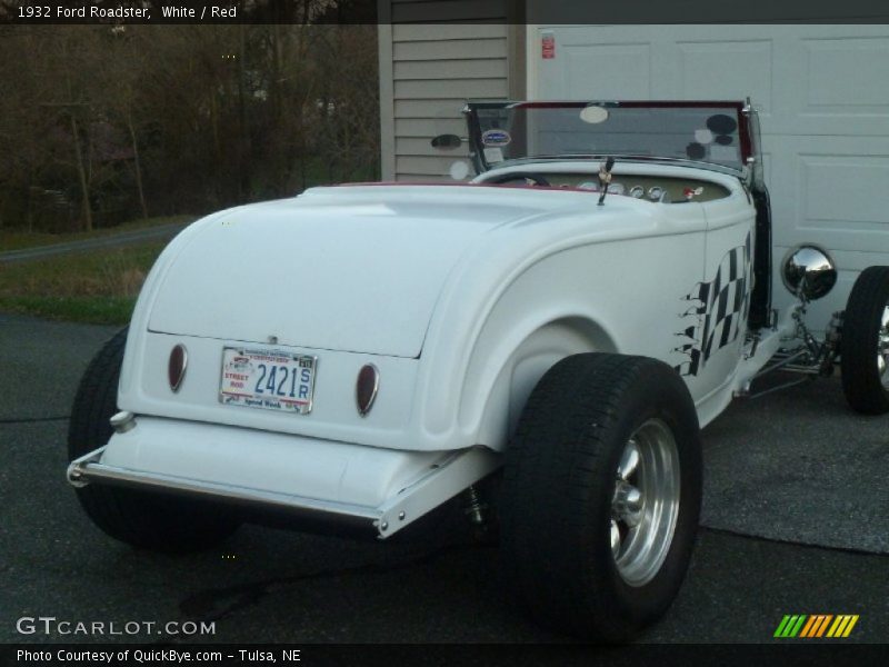 White / Red 1932 Ford Roadster