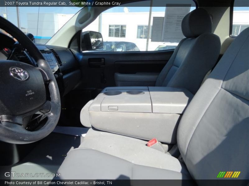 Super White / Graphite Gray 2007 Toyota Tundra Regular Cab