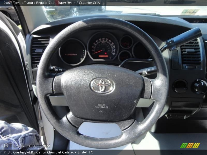 Super White / Graphite Gray 2007 Toyota Tundra Regular Cab