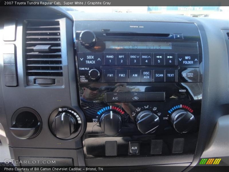 Super White / Graphite Gray 2007 Toyota Tundra Regular Cab