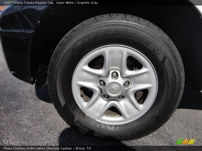 Super White / Graphite Gray 2007 Toyota Tundra Regular Cab