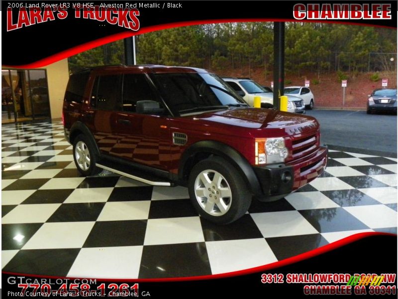 Alveston Red Metallic / Black 2006 Land Rover LR3 V8 HSE