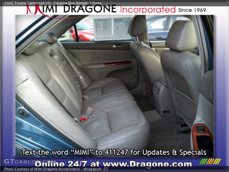 Catalina Blue Metallic / Stone 2002 Toyota Camry XLE V6