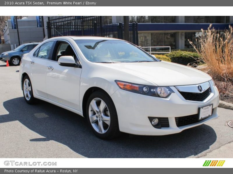Premium White Pearl / Ebony 2010 Acura TSX Sedan