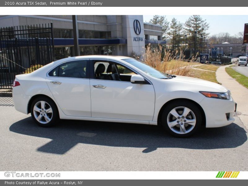 Premium White Pearl / Ebony 2010 Acura TSX Sedan