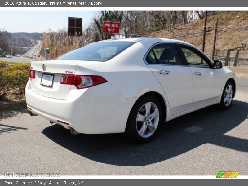 Premium White Pearl / Ebony 2010 Acura TSX Sedan