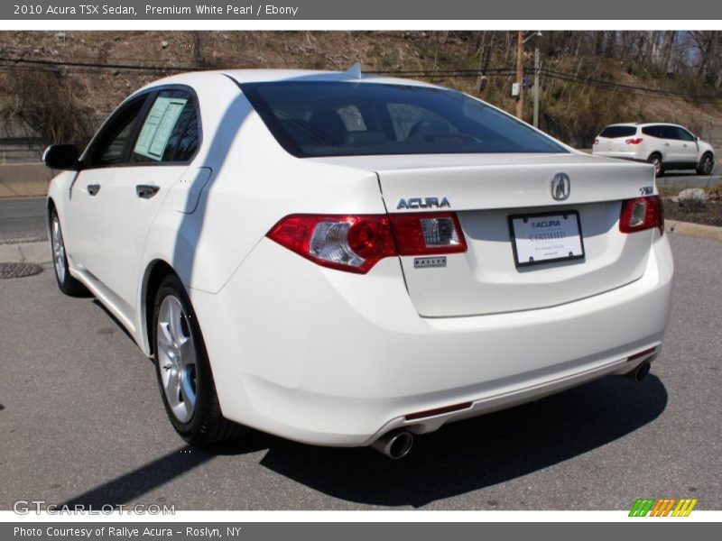 Premium White Pearl / Ebony 2010 Acura TSX Sedan