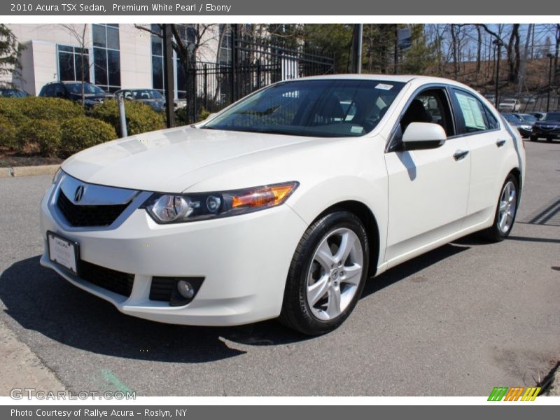 Premium White Pearl / Ebony 2010 Acura TSX Sedan
