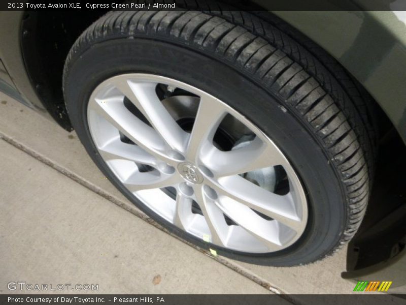 Cypress Green Pearl / Almond 2013 Toyota Avalon XLE