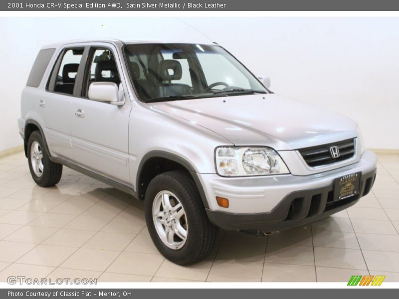 Satin Silver Metallic / Black Leather 2001 Honda CR-V Special Edition 4WD