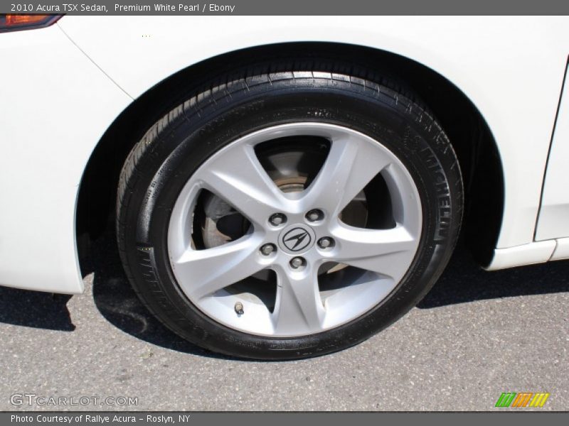 Premium White Pearl / Ebony 2010 Acura TSX Sedan