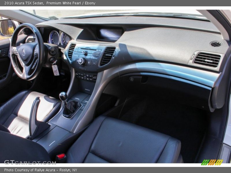 Premium White Pearl / Ebony 2010 Acura TSX Sedan
