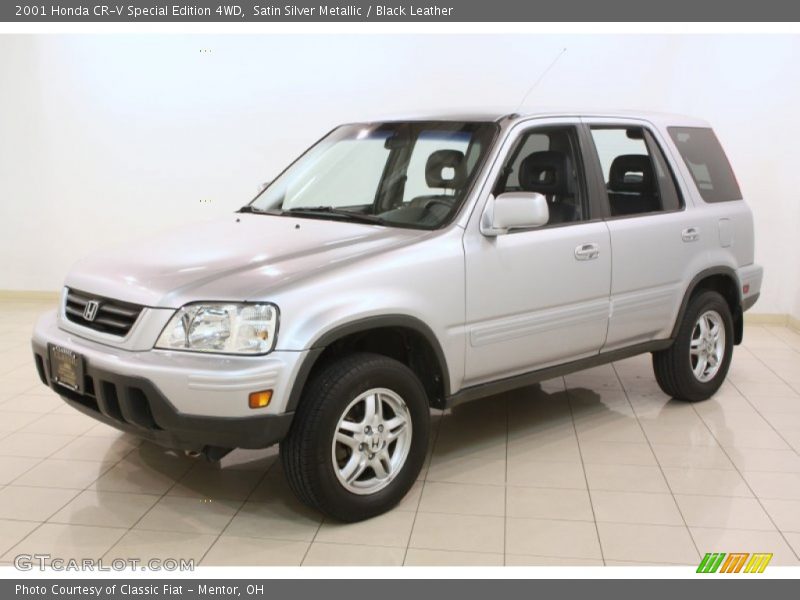 Satin Silver Metallic / Black Leather 2001 Honda CR-V Special Edition 4WD