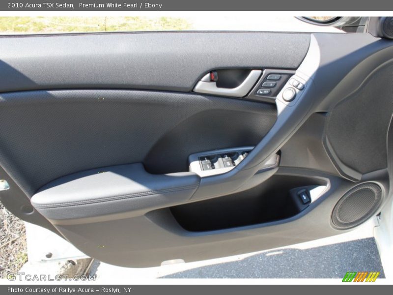 Premium White Pearl / Ebony 2010 Acura TSX Sedan
