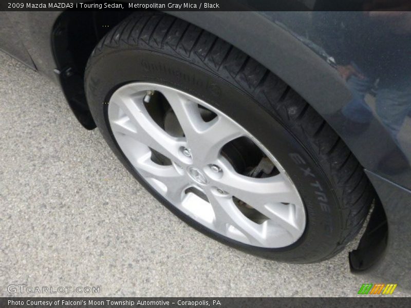 Metropolitan Gray Mica / Black 2009 Mazda MAZDA3 i Touring Sedan
