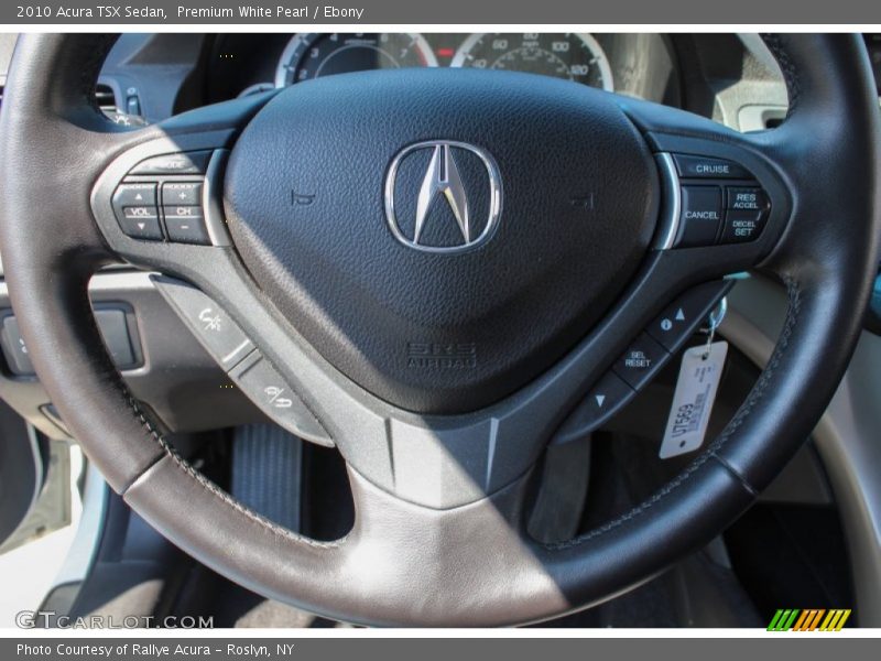 Premium White Pearl / Ebony 2010 Acura TSX Sedan
