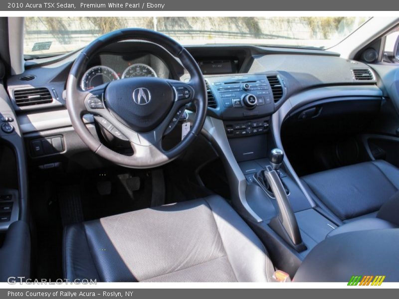 Premium White Pearl / Ebony 2010 Acura TSX Sedan