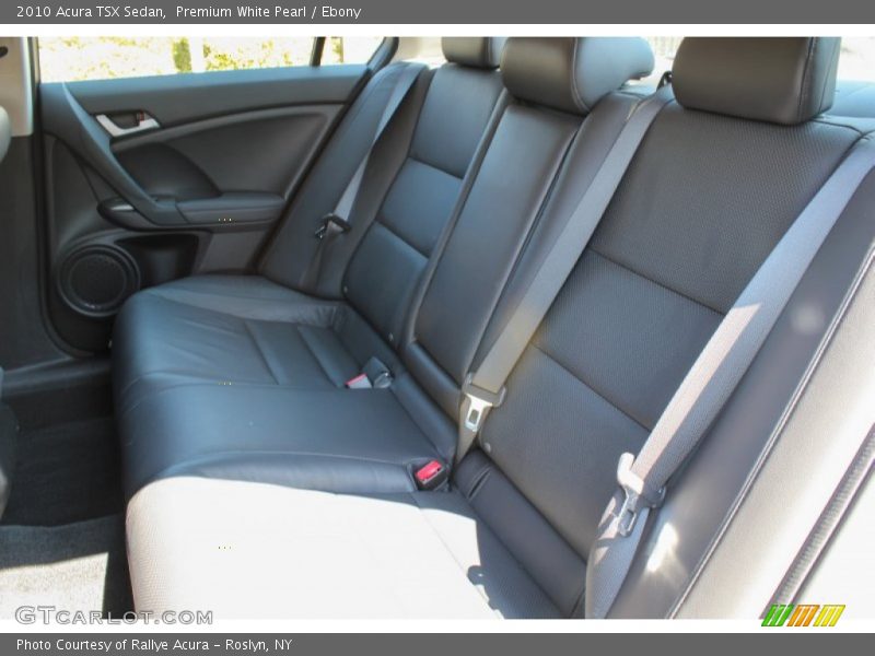 Premium White Pearl / Ebony 2010 Acura TSX Sedan