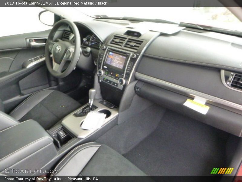 Barcelona Red Metallic / Black 2013 Toyota Camry SE V6
