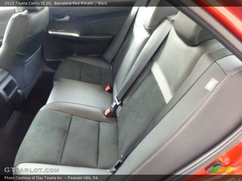 Barcelona Red Metallic / Black 2013 Toyota Camry SE V6