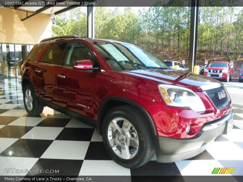 Red Jewel Tintcoat / Ebony 2007 GMC Acadia SLT