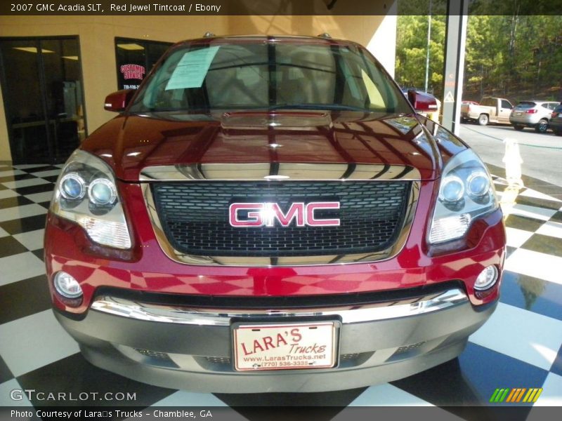 Red Jewel Tintcoat / Ebony 2007 GMC Acadia SLT