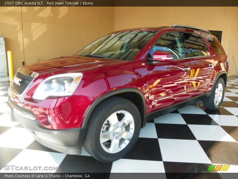 Red Jewel Tintcoat / Ebony 2007 GMC Acadia SLT