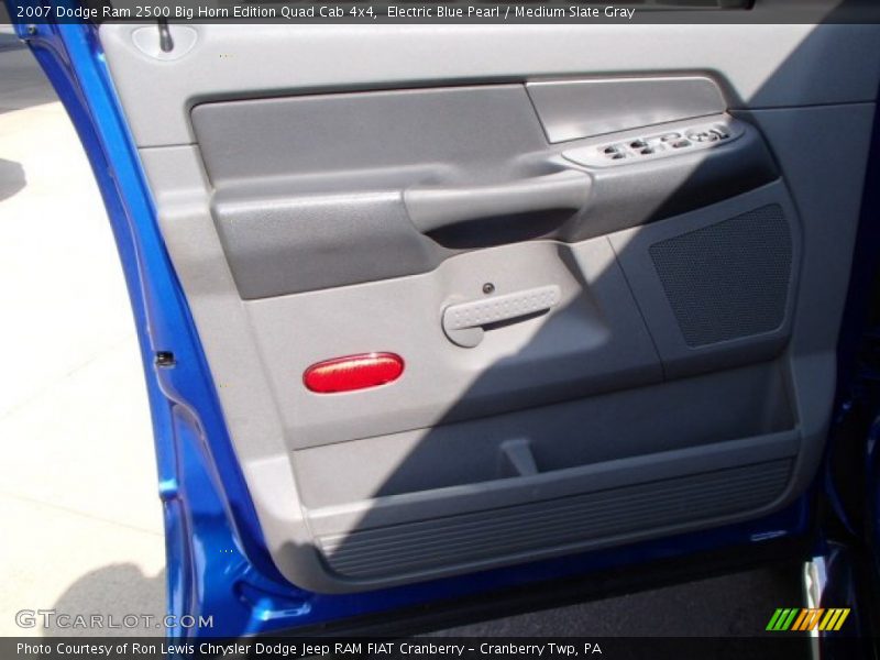 Electric Blue Pearl / Medium Slate Gray 2007 Dodge Ram 2500 Big Horn Edition Quad Cab 4x4