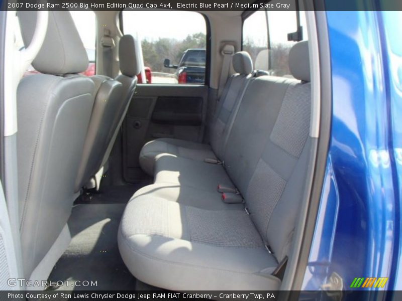 Electric Blue Pearl / Medium Slate Gray 2007 Dodge Ram 2500 Big Horn Edition Quad Cab 4x4