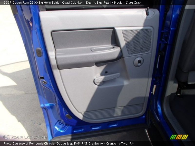 Electric Blue Pearl / Medium Slate Gray 2007 Dodge Ram 2500 Big Horn Edition Quad Cab 4x4