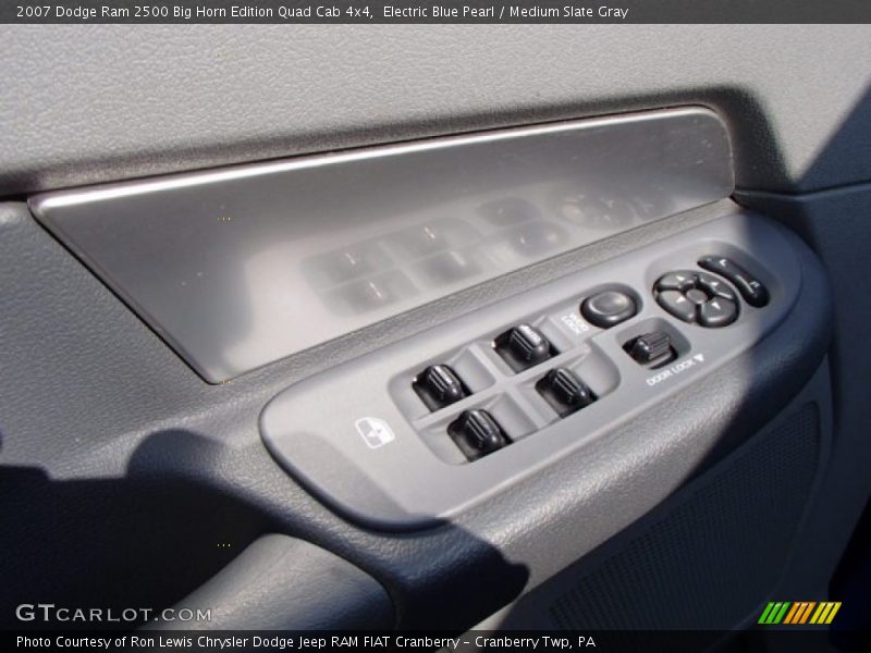 Electric Blue Pearl / Medium Slate Gray 2007 Dodge Ram 2500 Big Horn Edition Quad Cab 4x4