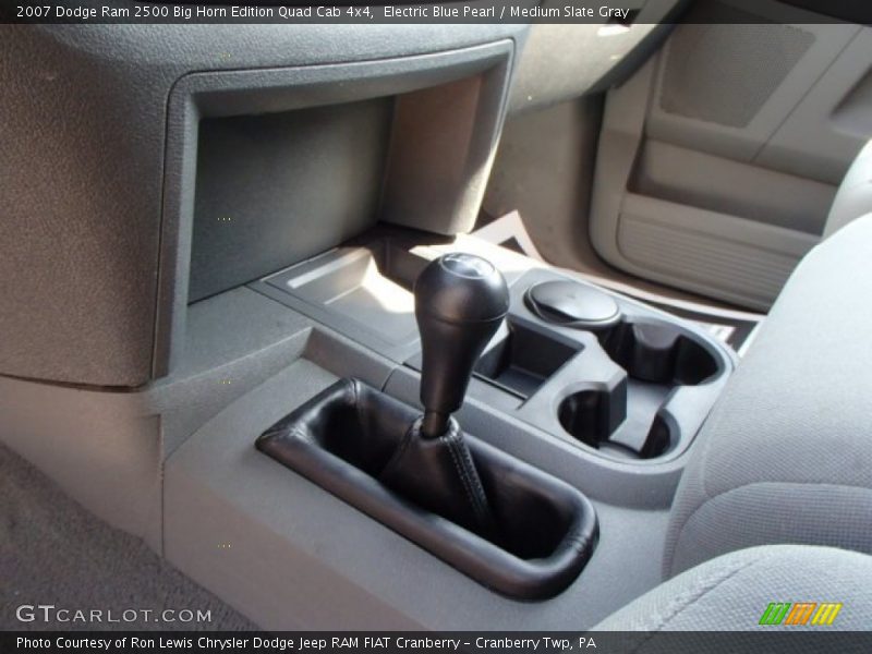 Electric Blue Pearl / Medium Slate Gray 2007 Dodge Ram 2500 Big Horn Edition Quad Cab 4x4