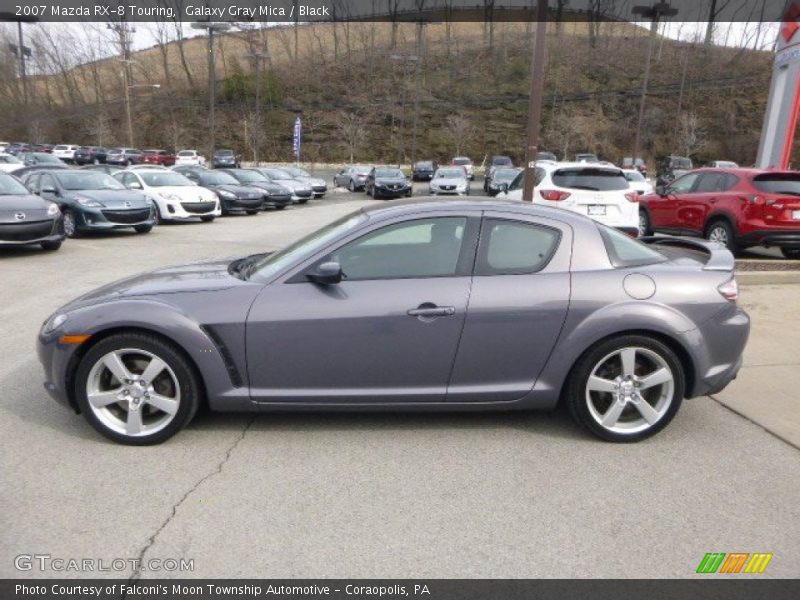 Galaxy Gray Mica / Black 2007 Mazda RX-8 Touring