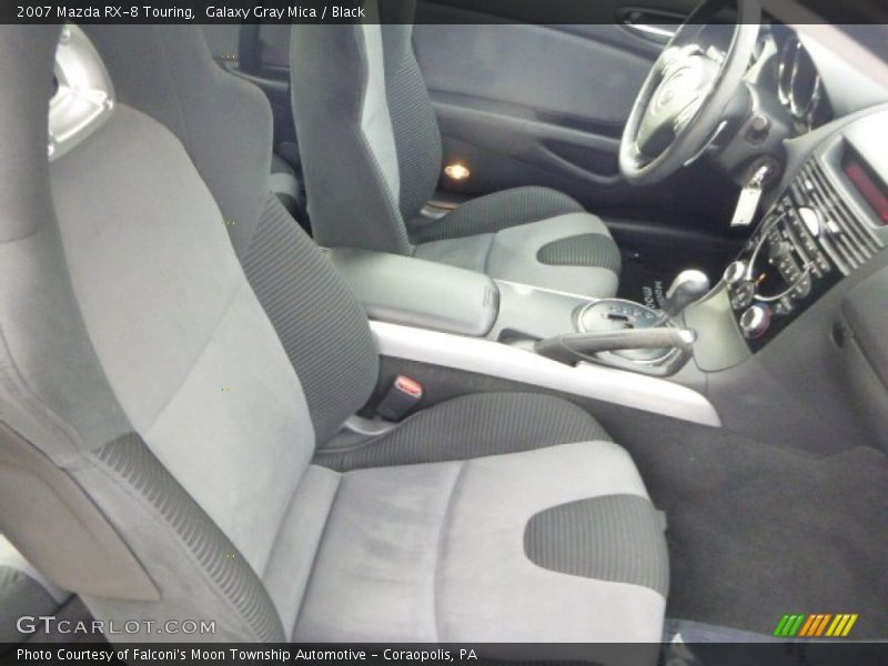 Galaxy Gray Mica / Black 2007 Mazda RX-8 Touring