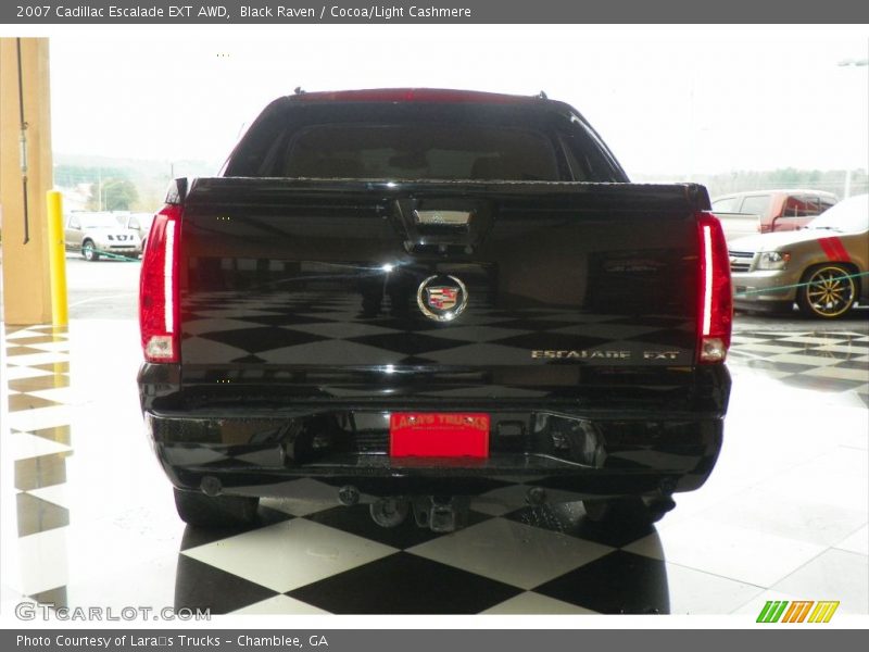 Black Raven / Cocoa/Light Cashmere 2007 Cadillac Escalade EXT AWD