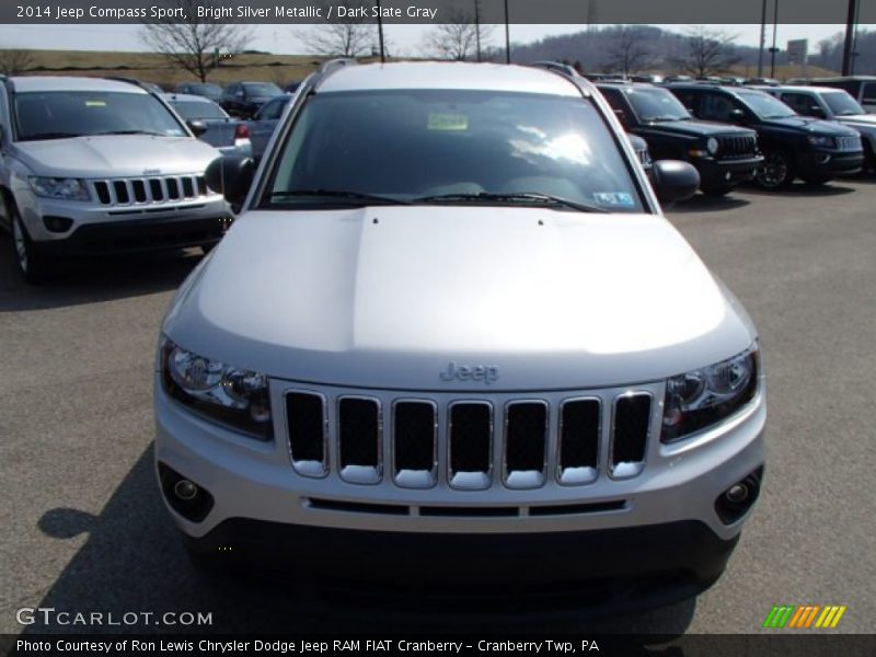 Bright Silver Metallic / Dark Slate Gray 2014 Jeep Compass Sport