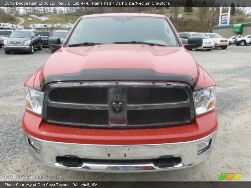 Flame Red / Dark Slate/Medium Graystone 2009 Dodge Ram 1500 SLT Regular Cab 4x4