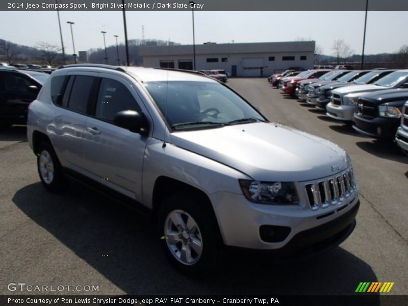 Bright Silver Metallic / Dark Slate Gray 2014 Jeep Compass Sport