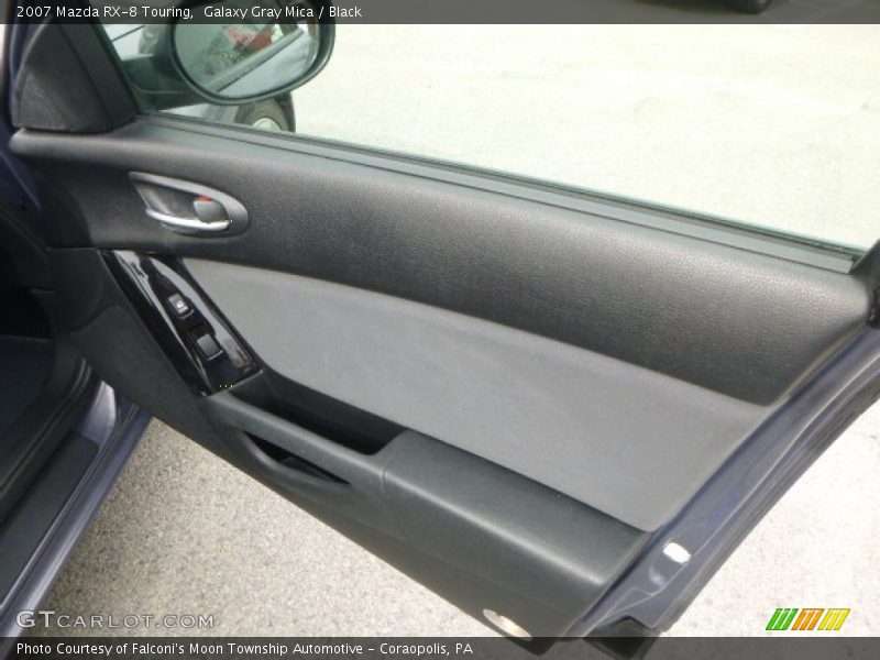 Galaxy Gray Mica / Black 2007 Mazda RX-8 Touring
