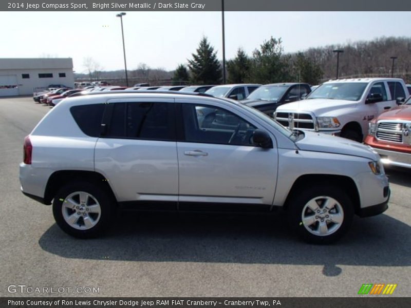 Bright Silver Metallic / Dark Slate Gray 2014 Jeep Compass Sport
