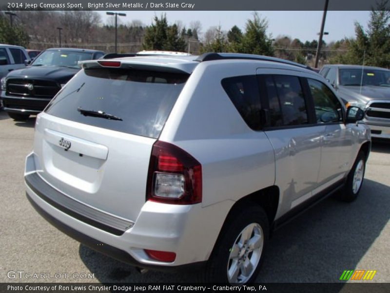 Bright Silver Metallic / Dark Slate Gray 2014 Jeep Compass Sport