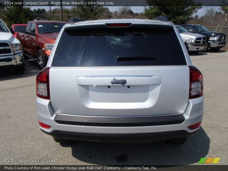 Bright Silver Metallic / Dark Slate Gray 2014 Jeep Compass Sport