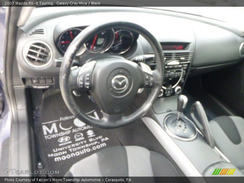 Galaxy Gray Mica / Black 2007 Mazda RX-8 Touring