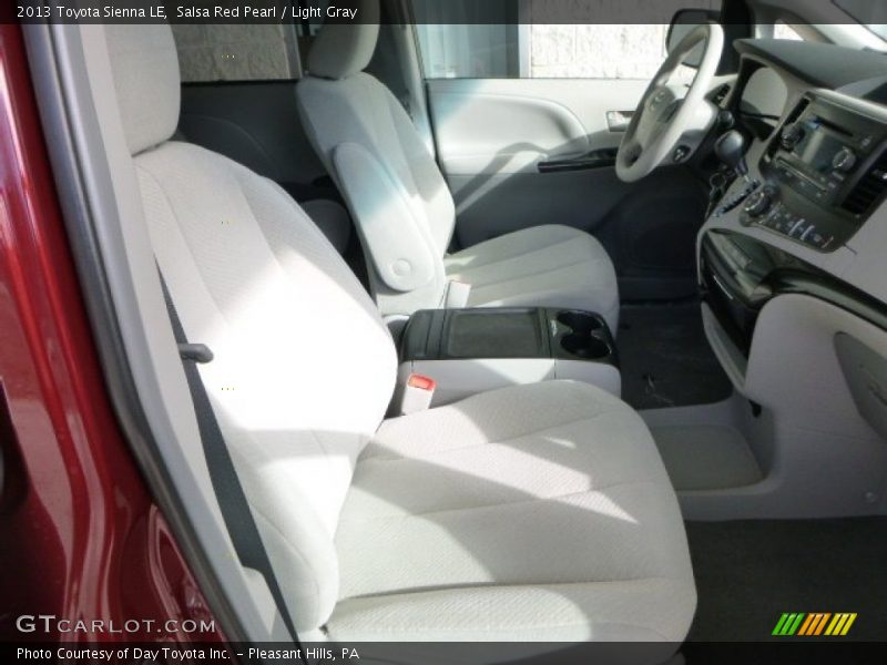 Salsa Red Pearl / Light Gray 2013 Toyota Sienna LE