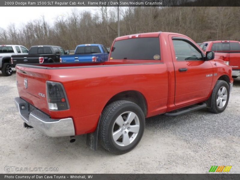 Flame Red / Dark Slate/Medium Graystone 2009 Dodge Ram 1500 SLT Regular Cab 4x4