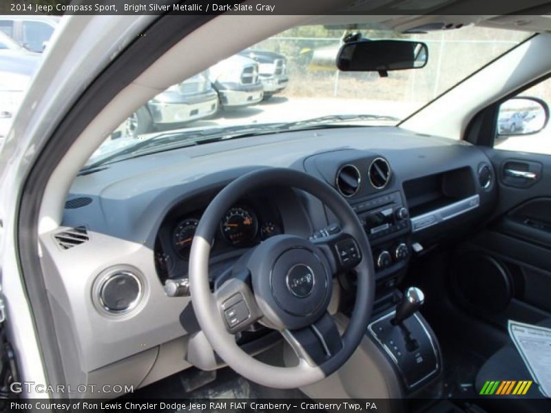 Bright Silver Metallic / Dark Slate Gray 2014 Jeep Compass Sport