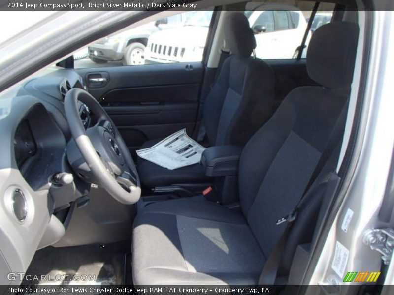 Bright Silver Metallic / Dark Slate Gray 2014 Jeep Compass Sport